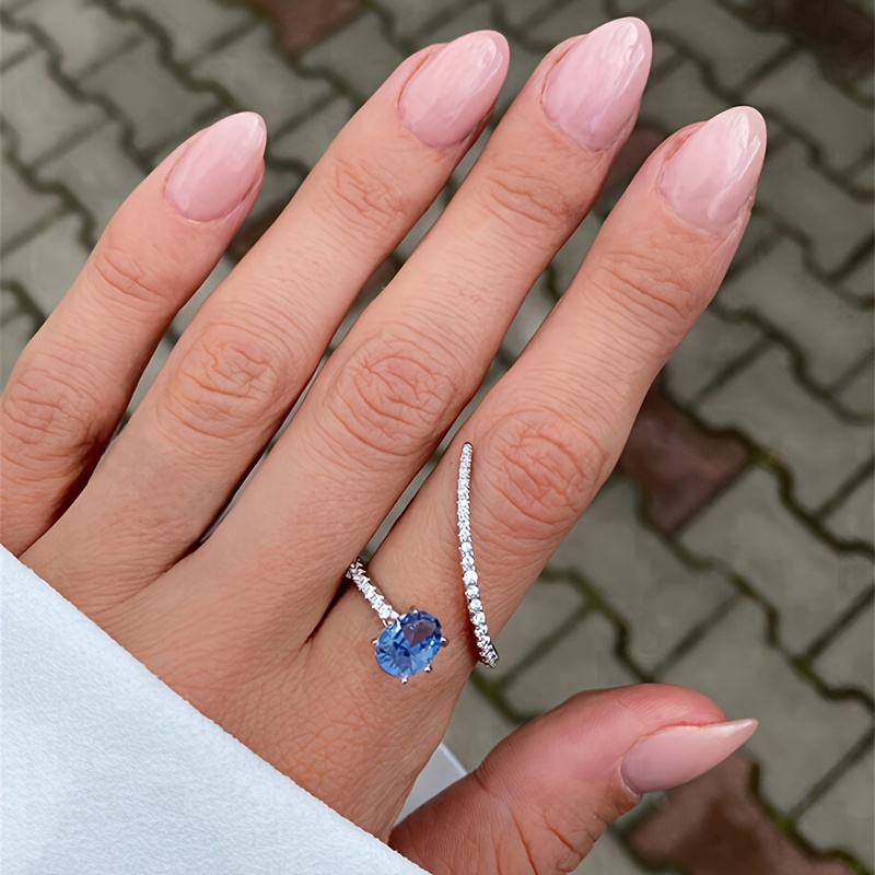 Women's Zirconia Bridal Wedding Ring Set for Daily & Party Wear